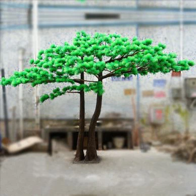 Planhigion Gwyrdd Awyr Agored Customized 4m Coed Pine Artiffisial